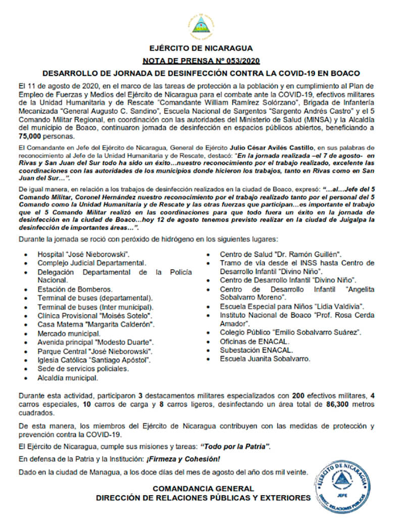 desinfeccion-ejercito-nicaragua-boaco